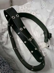 y2k Black studded belt