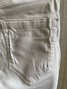 Mango White Skinny Fit Jeans