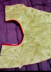 Elegant Orange &amp; Gold Lehenga Choli