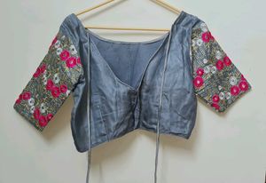Embroidered Grey lehenga set