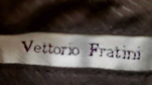 VETTORIO FRATINI Black Trousers men
