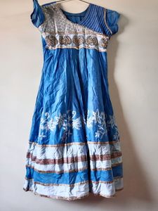 FREE Blue Colour Anarkali