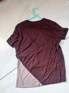 Layered Brown &amp; Beige Top