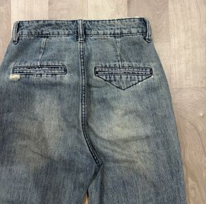 Vintage Wash Flare Jeans