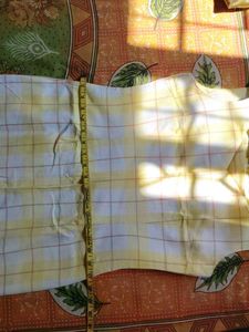 Yellow Plaid Sleeveless Dress