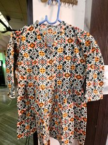 Patterned frock kurti