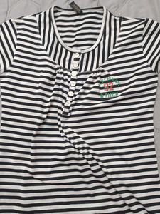 Striped Henley T-Shirt