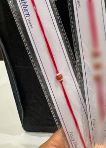 pure silver singal rudraksh rakhi
