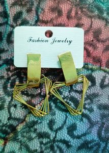 Trendy Golden Earrings