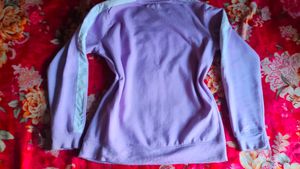 Richlook Women Crew Neck Purple Sweatshirt 💜
