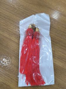Vibrant Tassel Earrings &amp; Charms Set