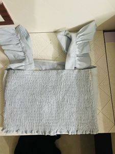 sky blue tank top