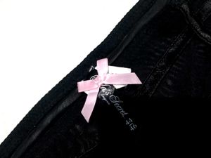 (820)Vintage Black Garter Belt