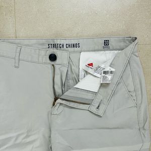 Men's Grey Stretchable Pants + FREE TShirt