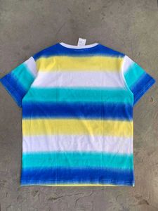 Original Slant Retro Striped Graphic Tee