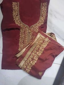 Coffee Silk Suit – Same Design, New Color