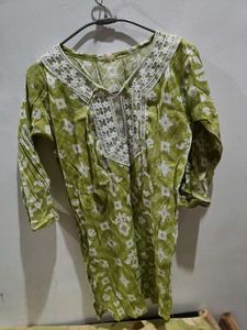 Green Ethnic Kurta
