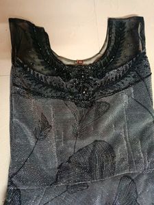 Silver Silk Gown