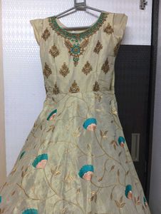 Elegant Embroidered Anarkali Dress