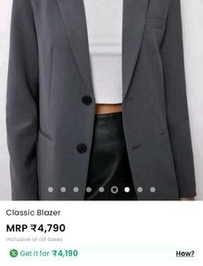 Classic Grey Blazer