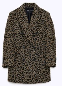 Zara Leopard Print Coat