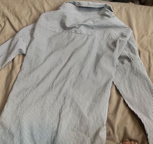 oversized strip shirt