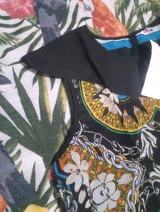 Vibrant Patterned Sleeveless Top