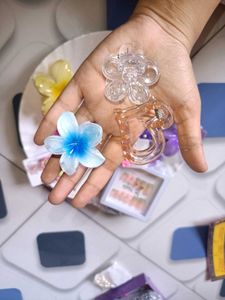 Cute Hair Accessories &amp; Nail Set