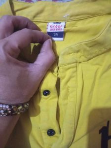 Yellow "United" Graphic T-Shirt