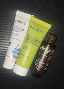 Plum, Dot & Key & Arey Face Washes