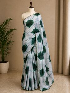 Stylish Tie-Dye Saree