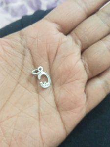 sterling Silver 'C' Initial Pendant