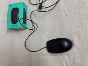 Logitech Wired USB Mouse- Black