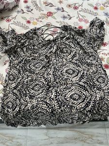 Patterned Off-Shoulder Top
