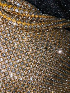 Rhinestone Golden Purse