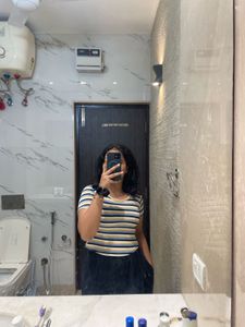 Striped Knit Top