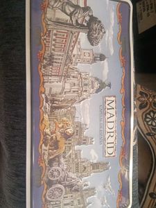 madrid spain decorative metal license plate for wa