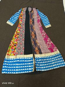 Soch Ethnic Multicolor Patchwork Long Kurti