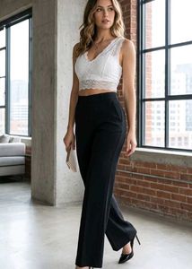 Bebe White Lace Bralette