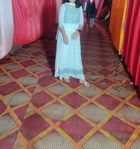 Ethnic White Dress (Naira Model)