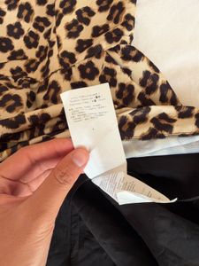 Red Valentino Leopard Print Sleeveless Dress