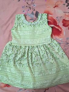Cute Green Floral Dress