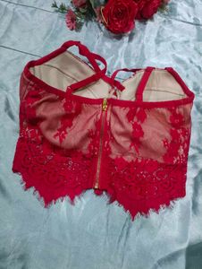 Red Lace Bralette