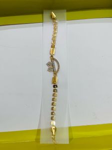 Elegant Gold Tone Bracelet rakhi for men