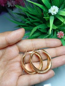 Pack Of 2 Gold Earrings