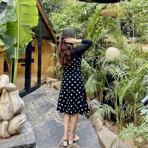 Evergreen Polka dot dress ✨