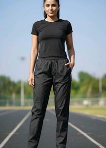 unisexual Alcis black track pants