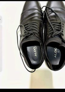 ALDO Men's Black Textured Lace-Up Sneakers
