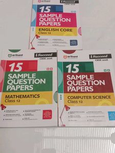 Arihant Question Papers Class 12 (3 Books