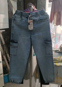 Stylish Denim Cargo Joggers